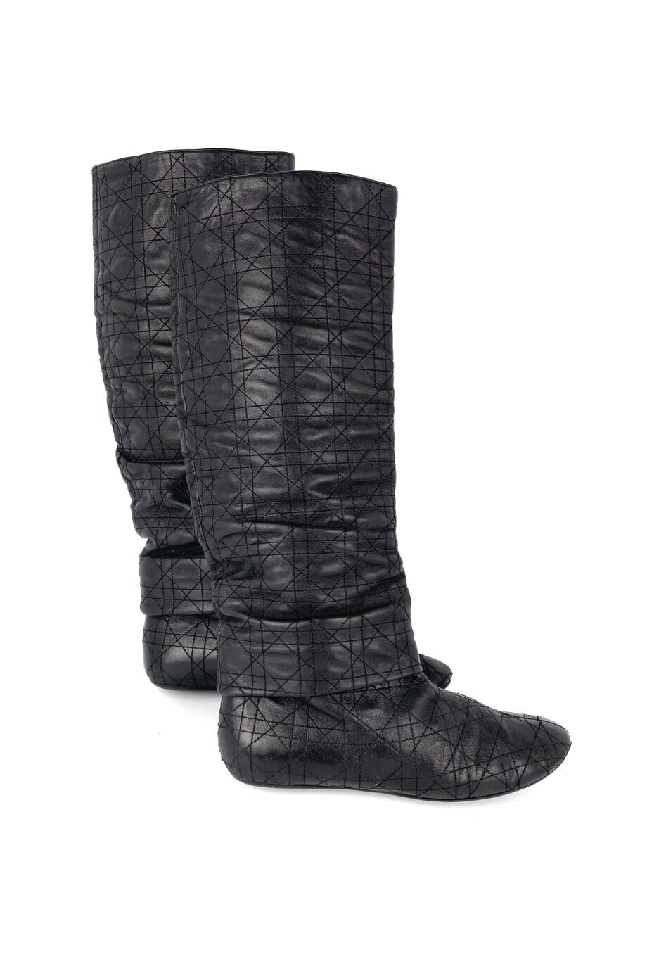 image 5 Сапоги черного цвета с прострочкой