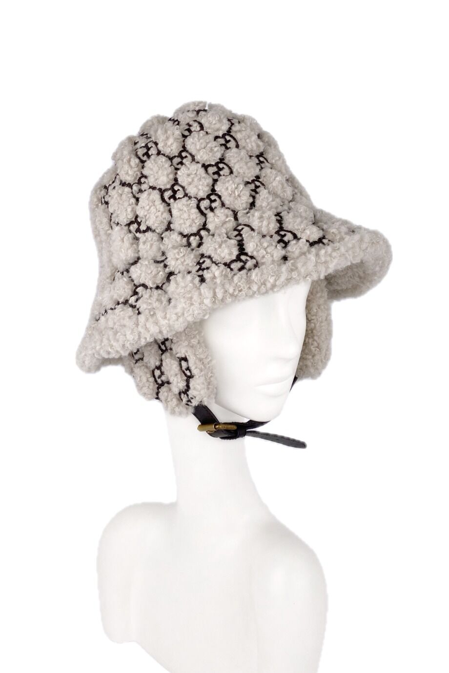 image 1 Панама молочного цвета на застежках