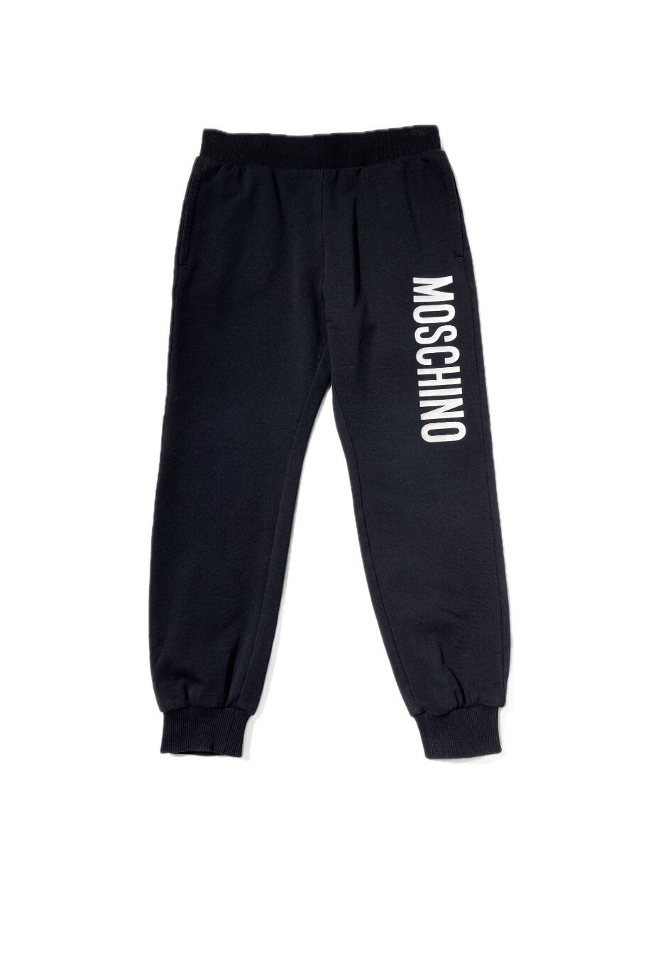 image 1 Детские спортивные брюки черного цвета с надписью