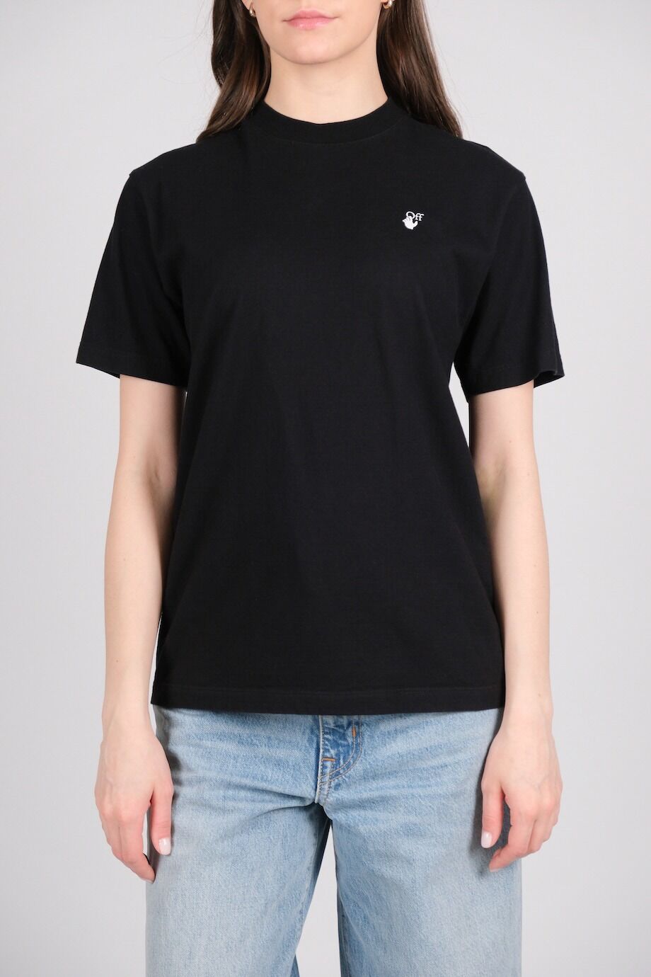 image 1 Футболка черного цвета с принтом цветы