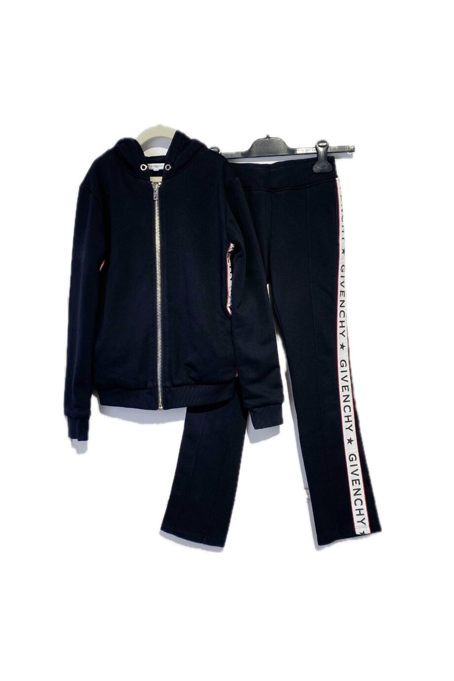 image 1 Детский спортивный костюм черного цвета с лампасами