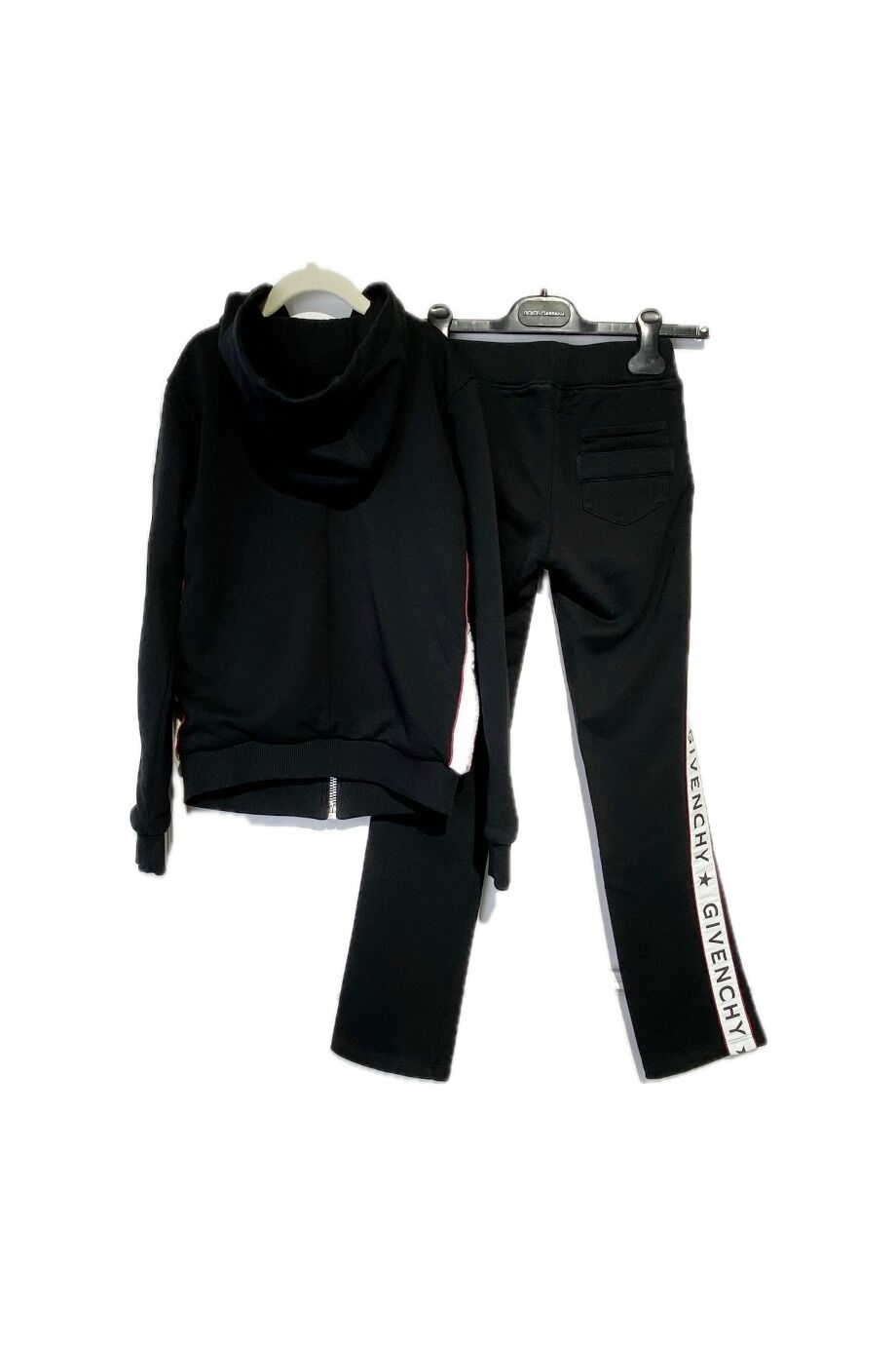 image 2 Детский спортивный костюм черного цвета с лампасами