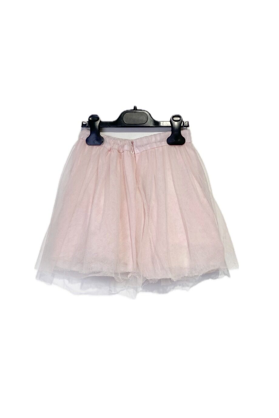 image 2 Детская юбка розового цвета из фатина с аппликациями