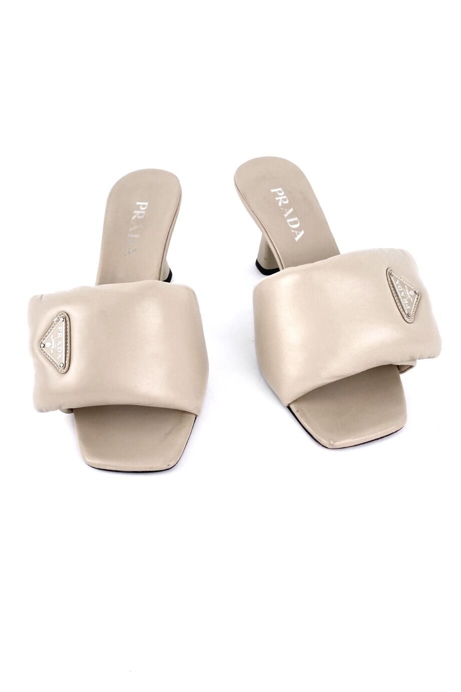 image 2 Мюли бежевого цвета