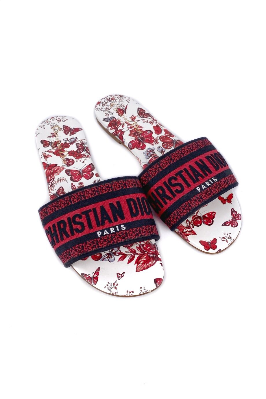 image 1 Шлепанцы Dway Slide с красным принтом