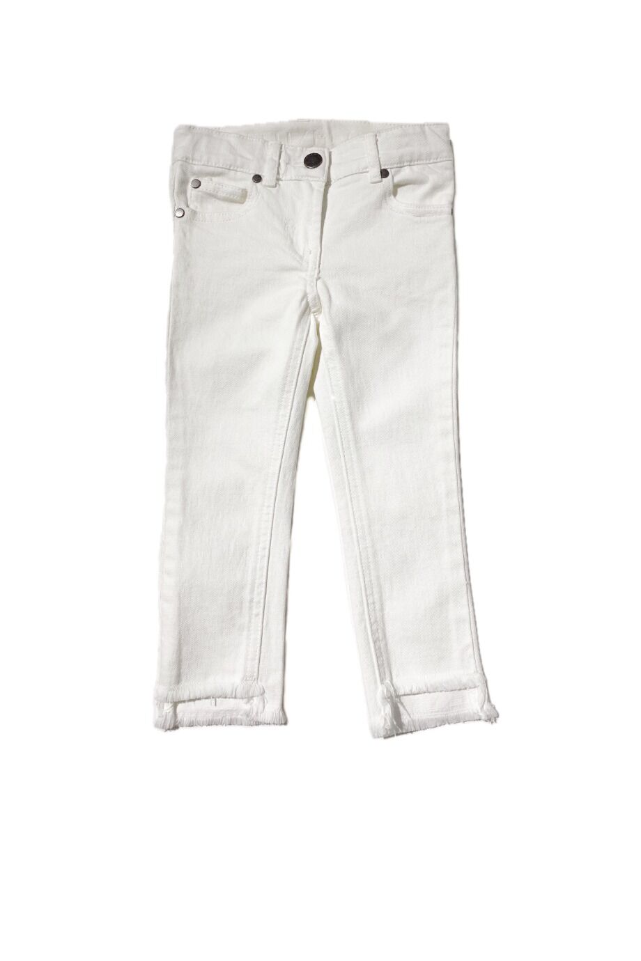 image 1 Детские джинсы белого цвета