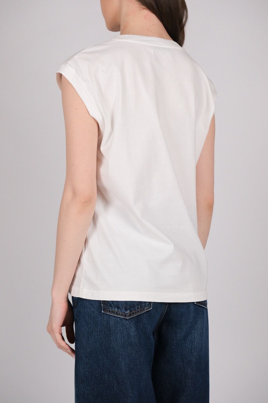 image 3 Футболка белого цвета с нашивкой-лого