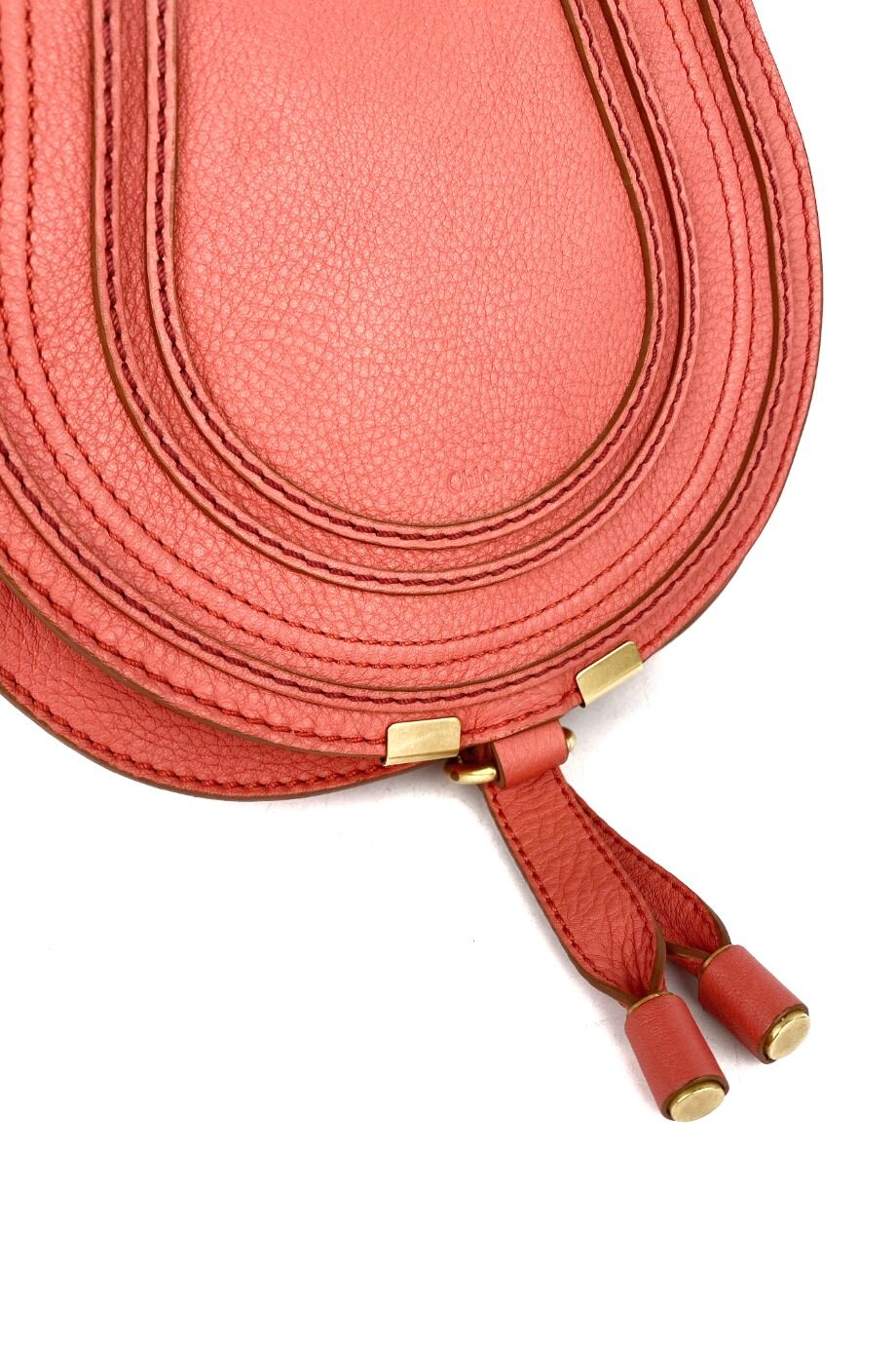 image 4 Сумка Marcie Small кораллового цвета
