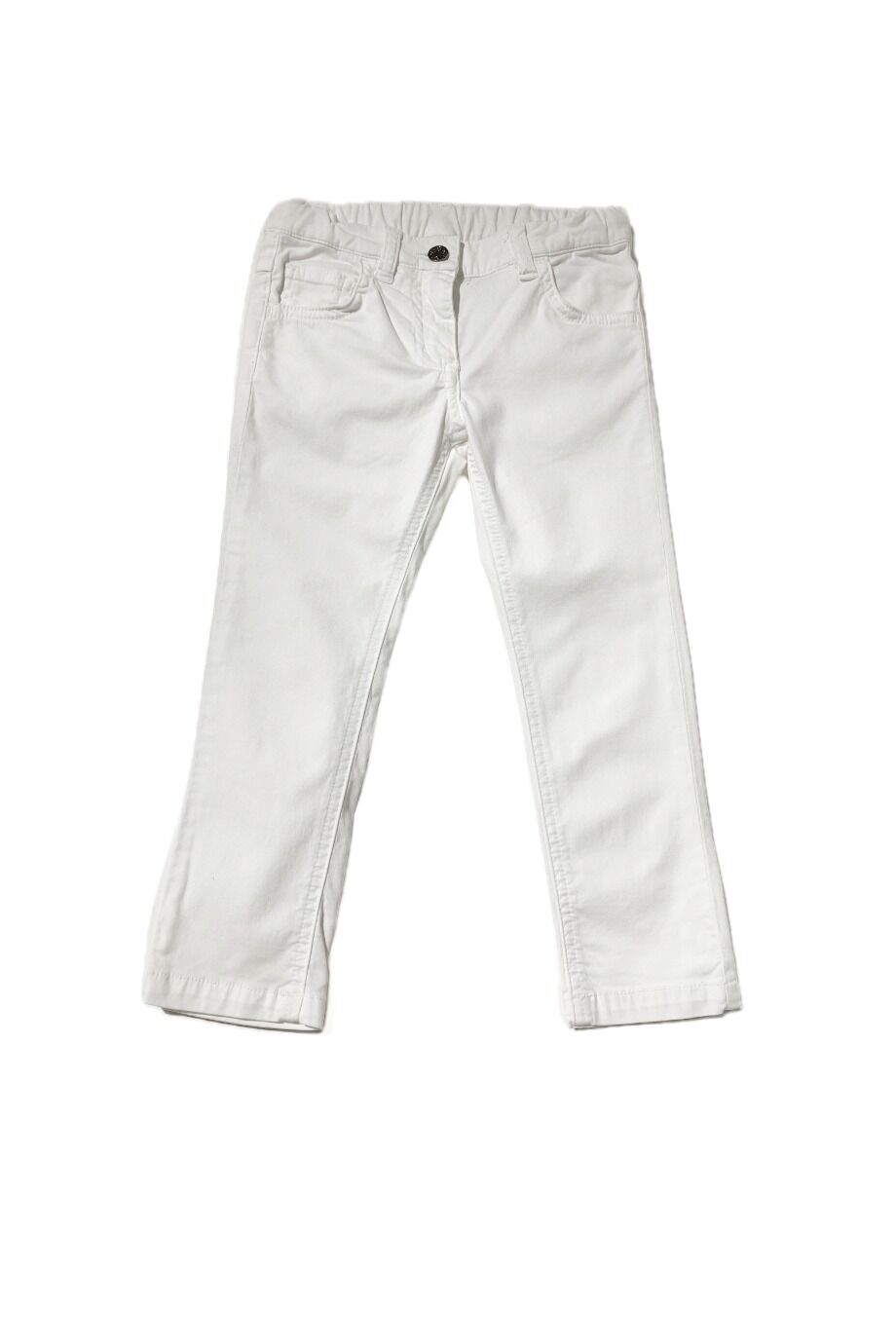 image 1 Детские джинсы белого цвета