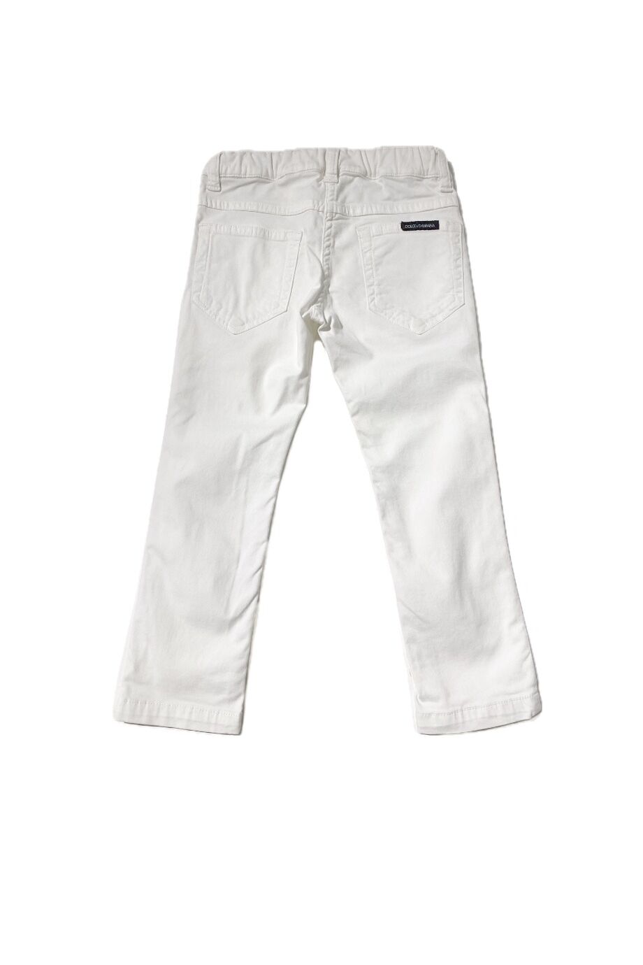 image 2 Детские джинсы белого цвета