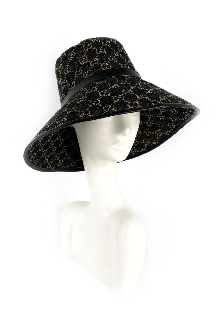 image 1 Панама темно-синего цвета в монограмму