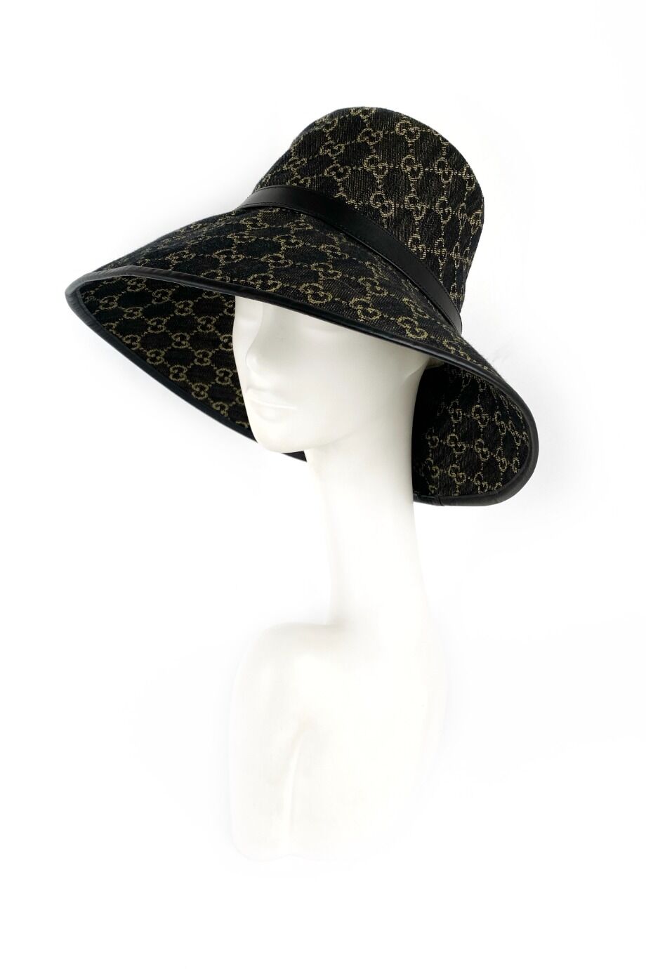 image 2 Панама темно-синего цвета в монограмму