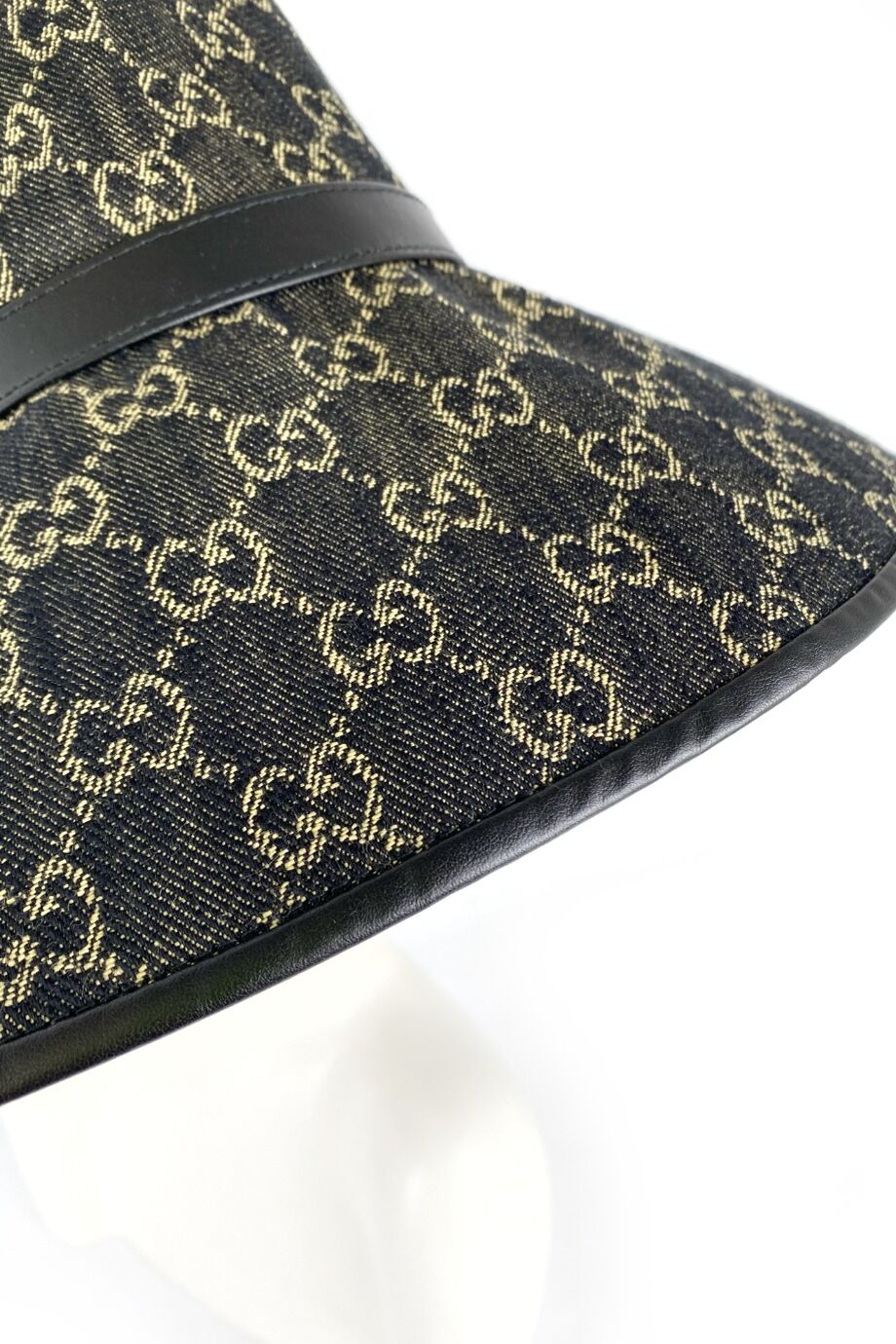 image 3 Панама темно-синего цвета в монограмму