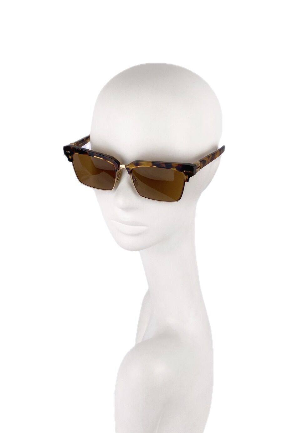 image 5 Очки прямоугольной формы в черепаховой оправе с лого на дужках