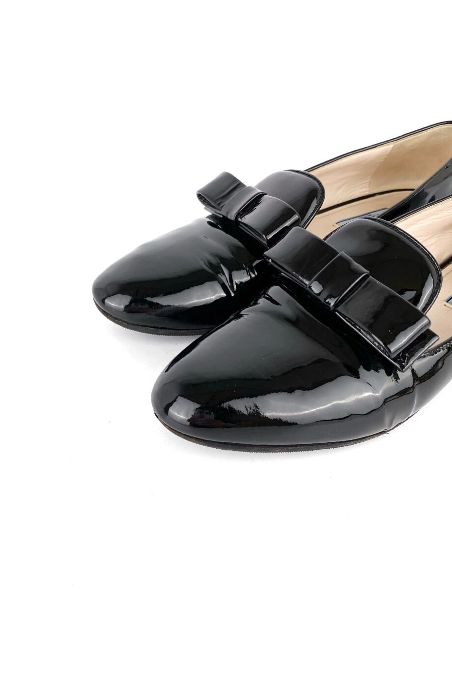 image 3 Лакированные лоферы черного цвета
