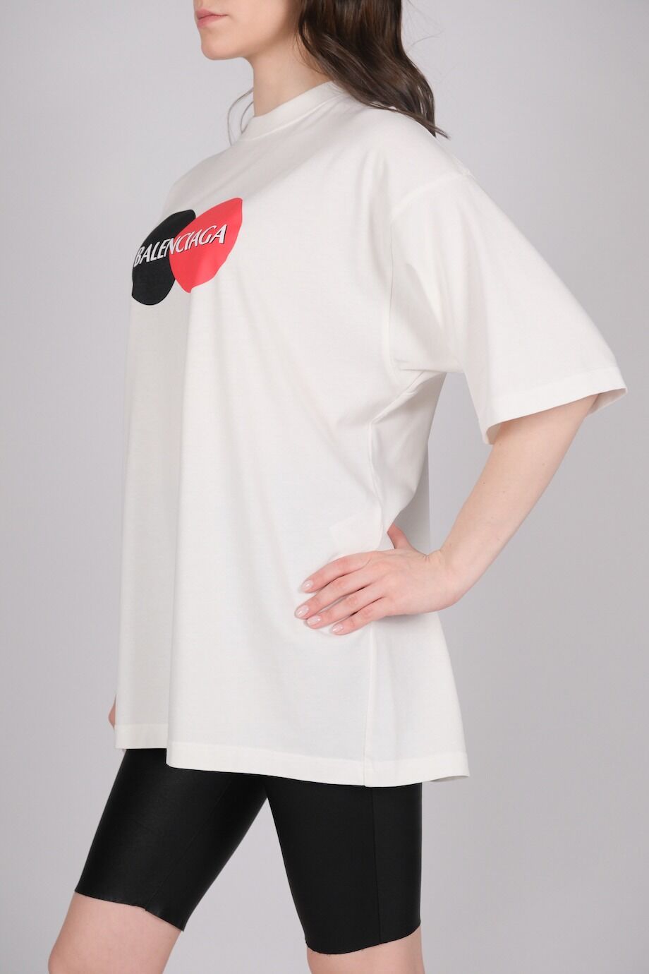 image 4 Футболка белого цвета с принтом на груди