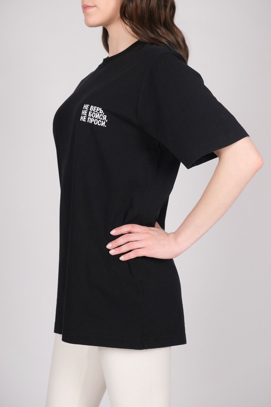 image 2 Футболка чёрного цвета с надписью