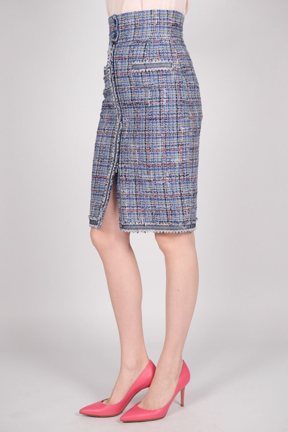 image 4 Юбка голубого цвета на молнии