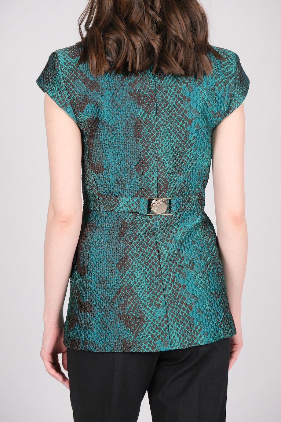 image 4 Жилет изумрудного цвета