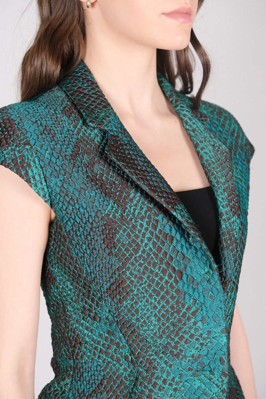 image 6 Жилет изумрудного цвета