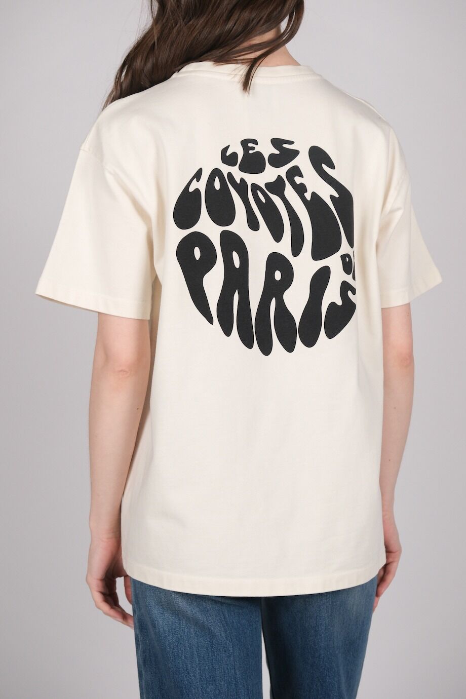 image 3 Футболка молочного цвета с надписями