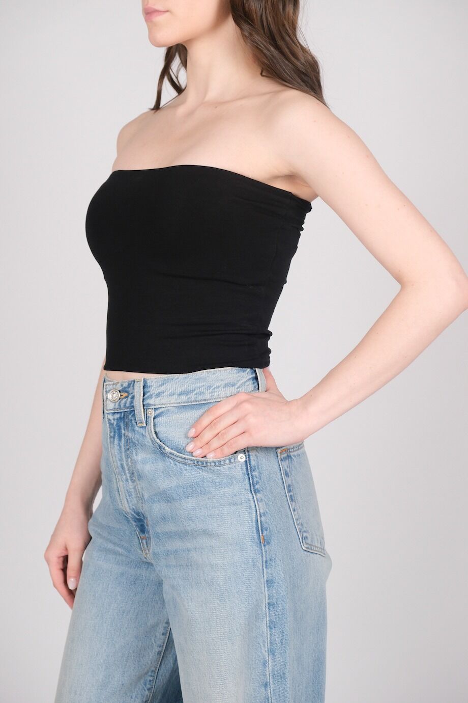 image 2 Топ черного цвета