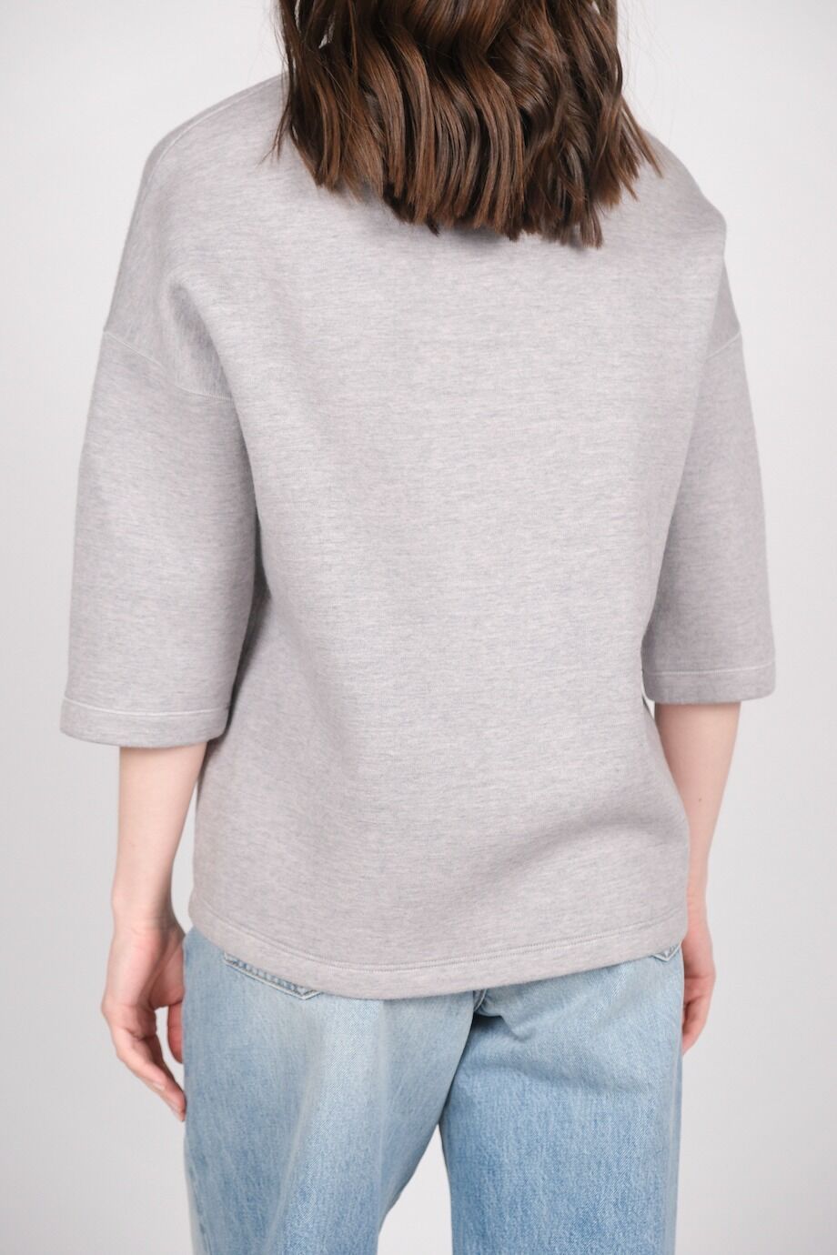 image 3 Свитшот серого цвета с эмблемой из пайеток