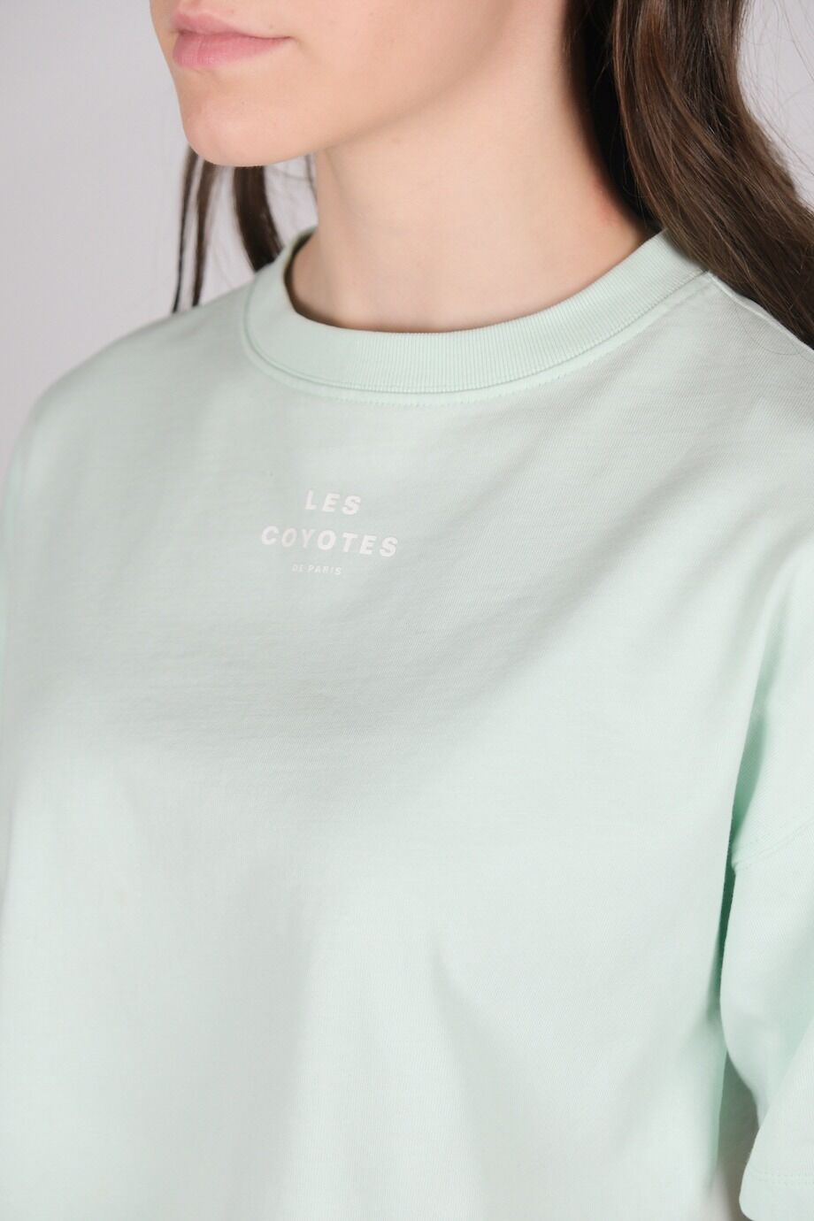 image 4 Укороченная футболка мятного цвета