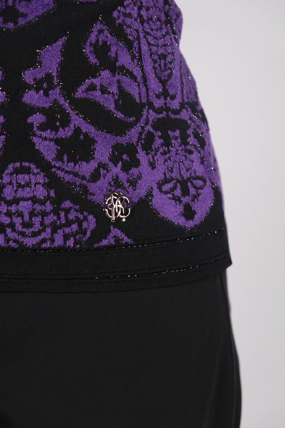 image 5 Трикотажный топ фиолетового цвета с узором