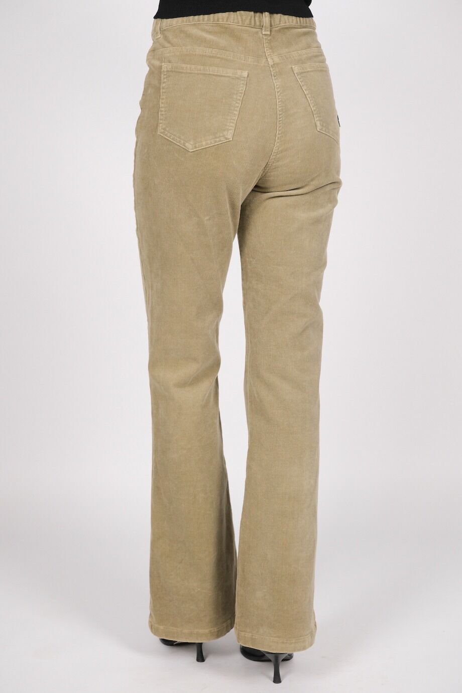 image 5 Вельветовые брюки цвета хаки