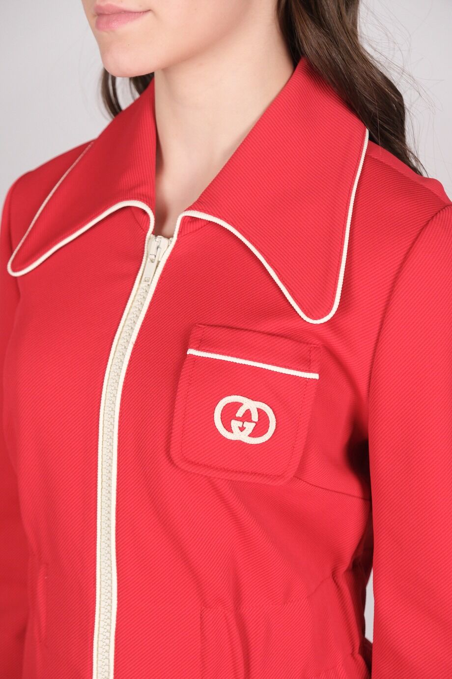 image 5 Брючный костюм красного цвета