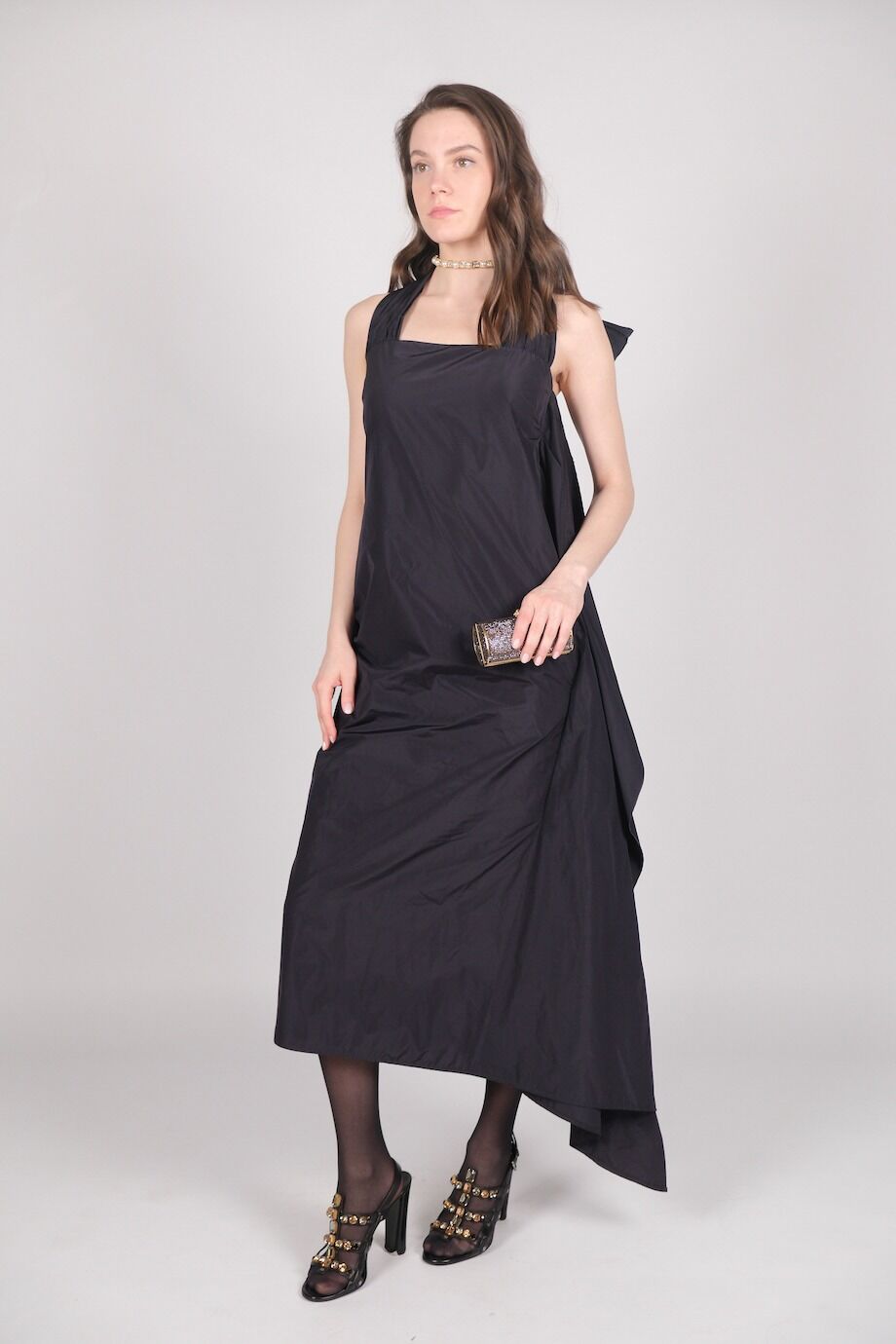 image 2 Платье чернильного цвета