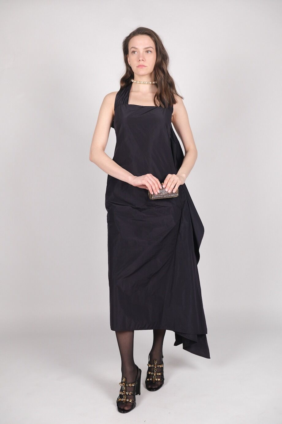 image 1 Платье чернильного цвета