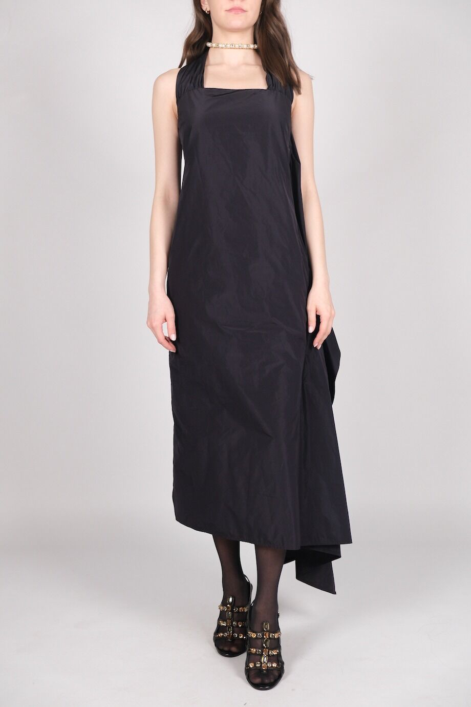 image 3 Платье чернильного цвета