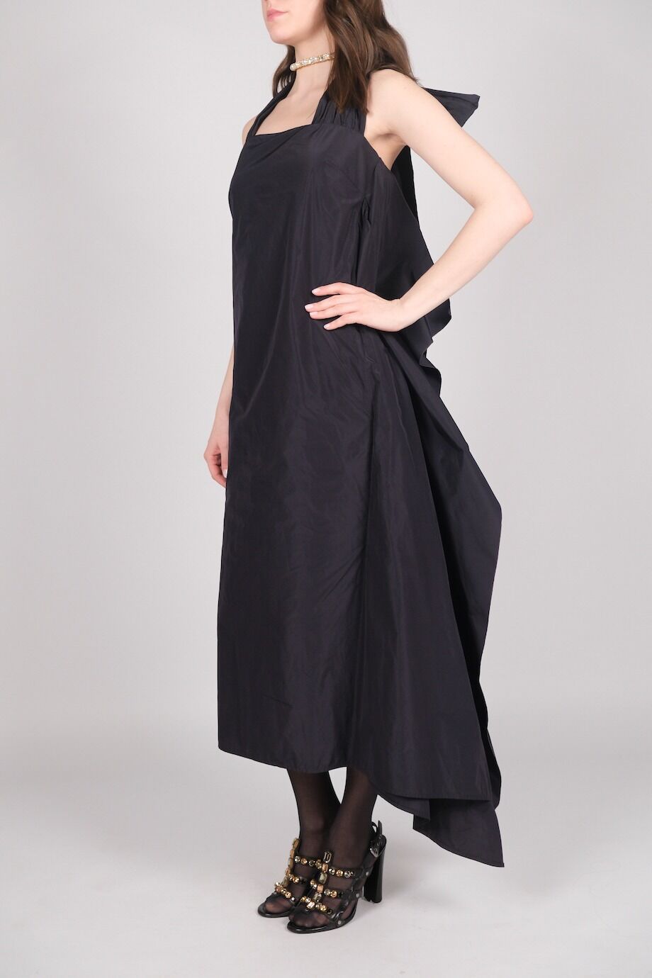 image 4 Платье чернильного цвета