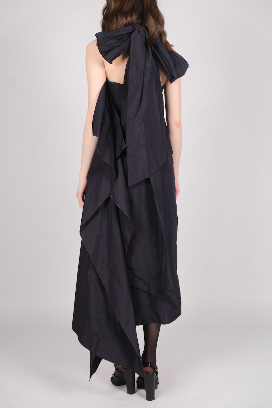 image 5 Платье чернильного цвета