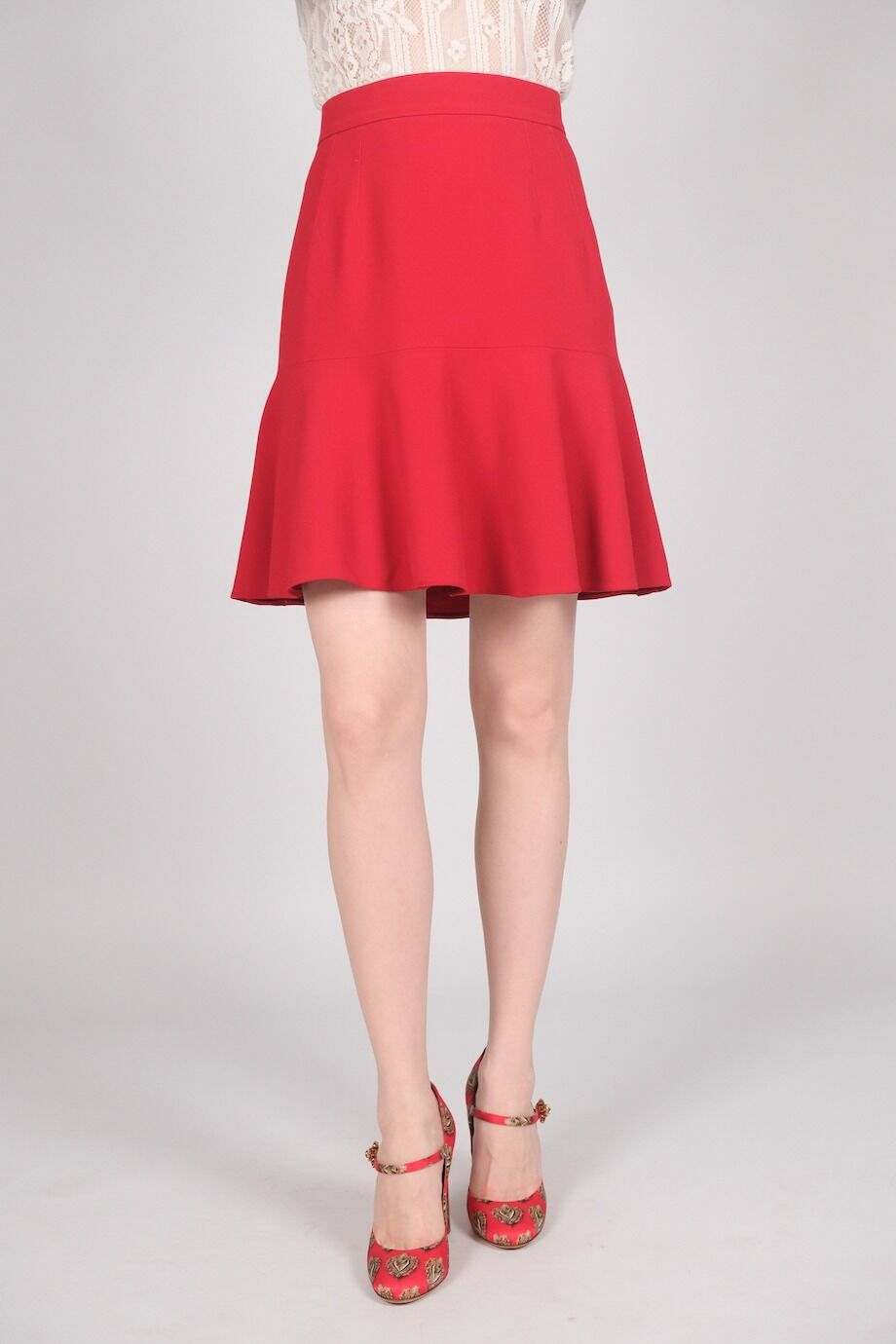 image 2 Юбка красного цвета