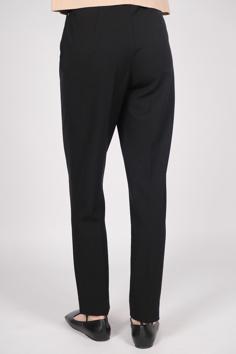 image 5 Брюки черного цвета с боковой молнией