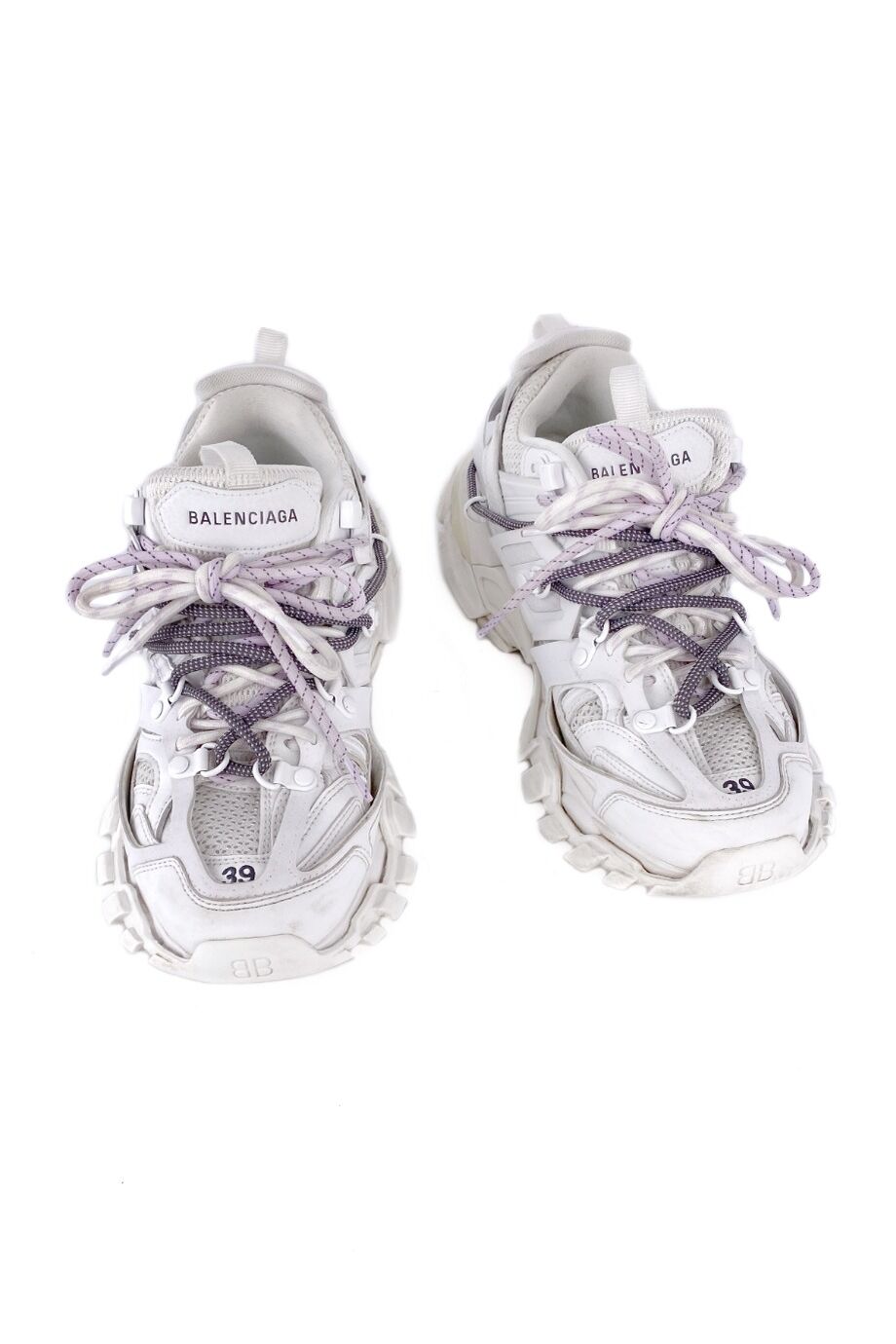 image 2 Кроссовки Triple S белого цвета