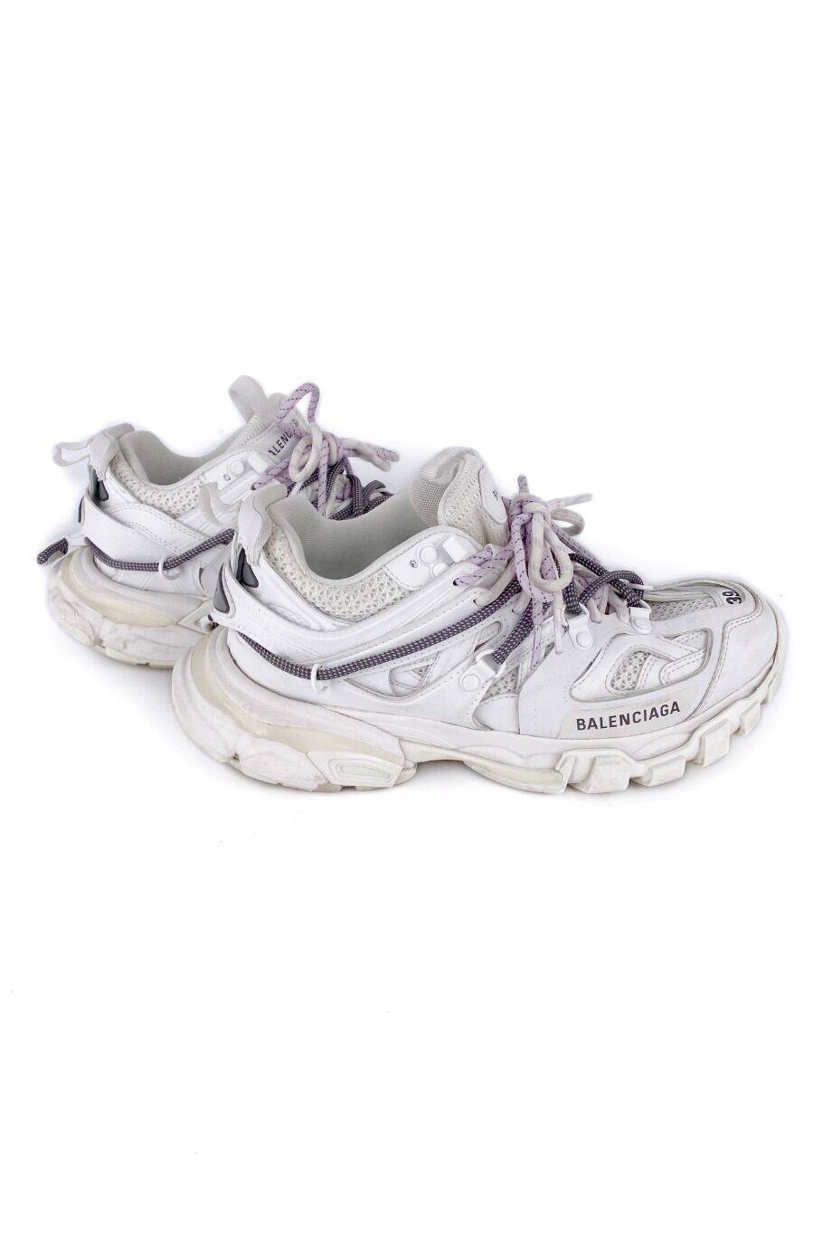 image 5 Кроссовки Triple S белого цвета