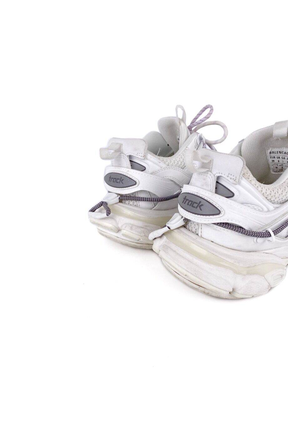 image 4 Кроссовки Triple S белого цвета