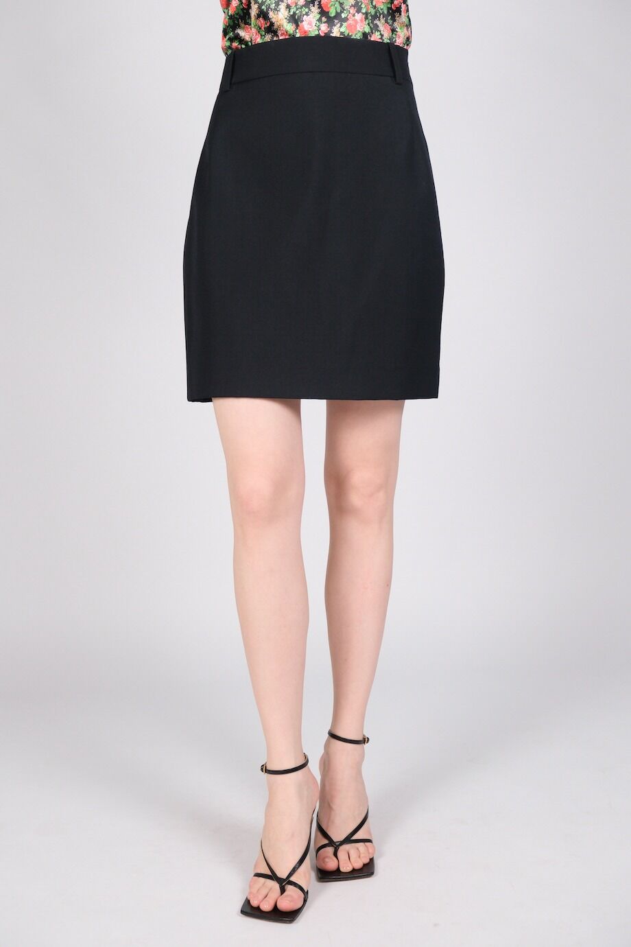 image 2 Юбка-мини черного цвета