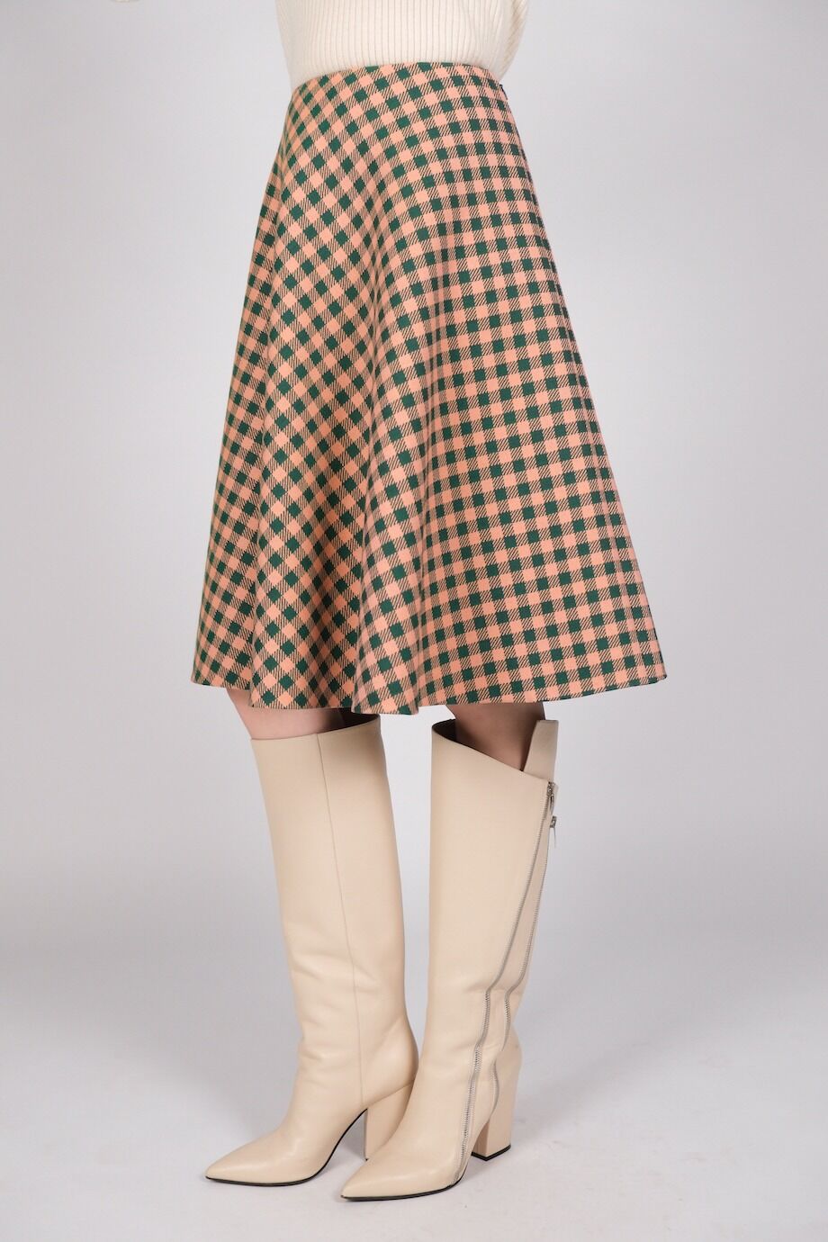 image 3 Юбка расклешенная в клеточку