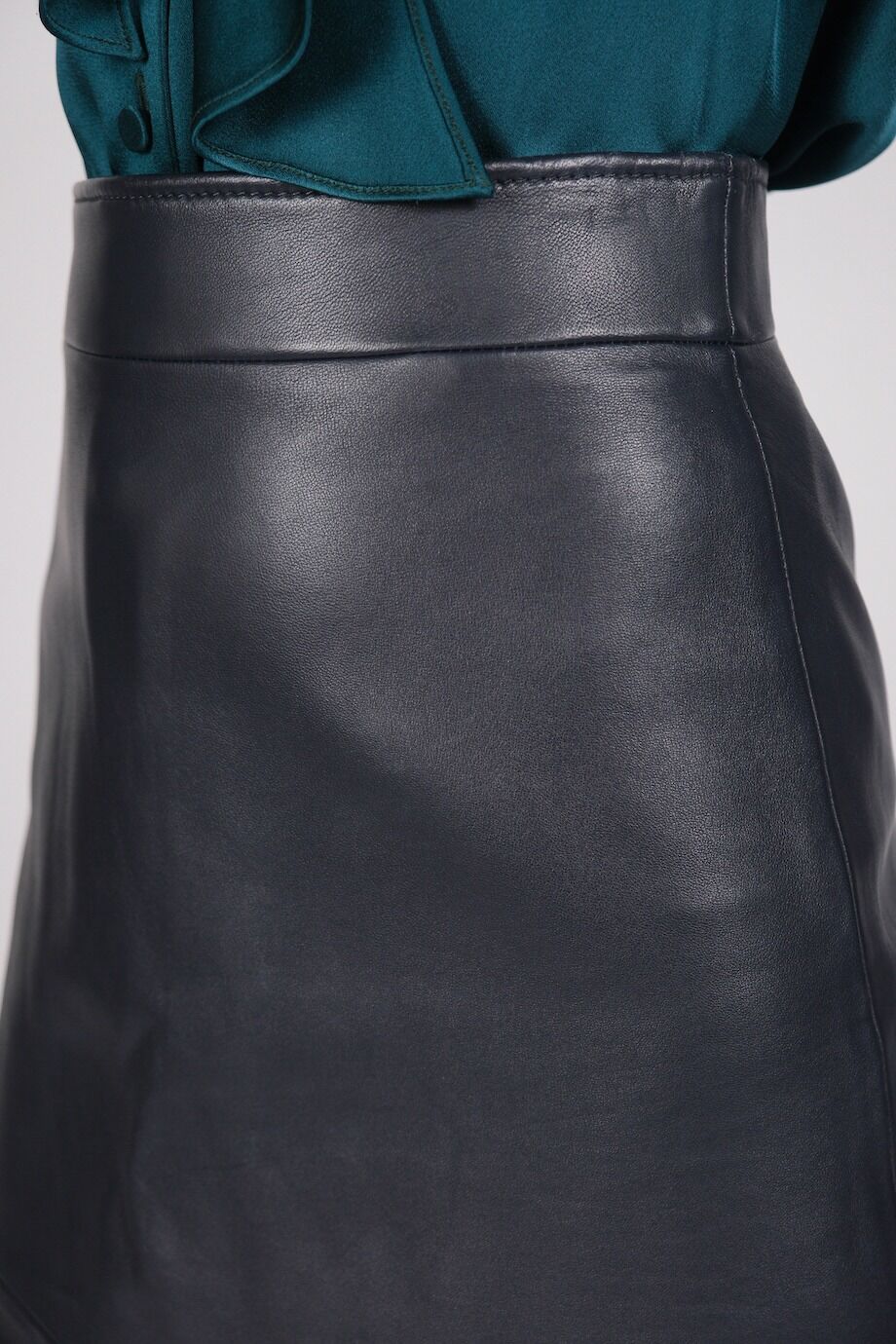 image 5 Юбка трапецией синего цвета