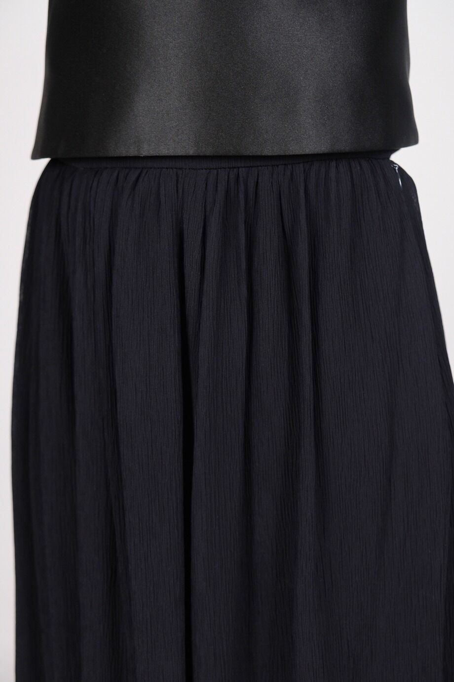 image 5 Юбка в пол темно-синего цвета