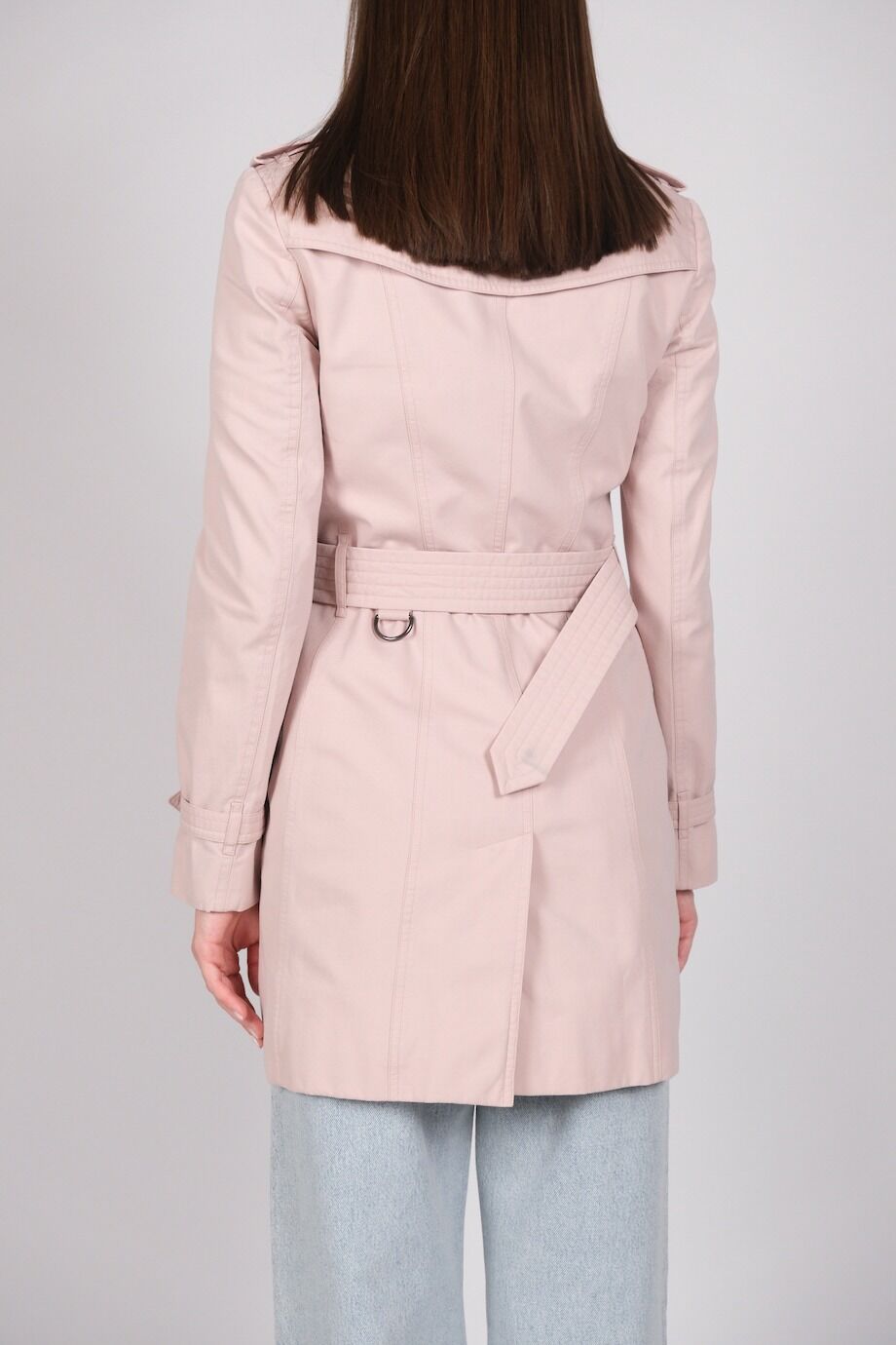 image 7 Тренч бледно-розового цвета