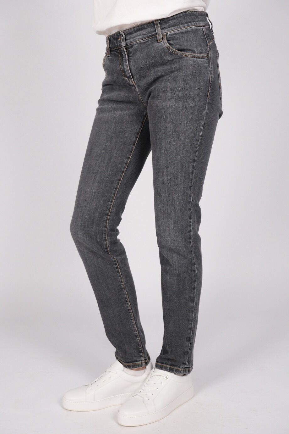 image 3 Джинсы серого цвета