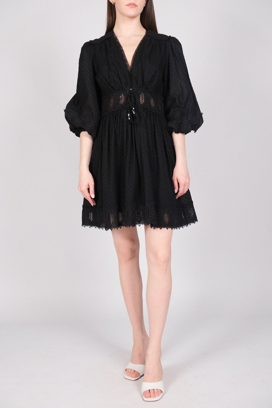 image 1 Платье черного цвета из шитья