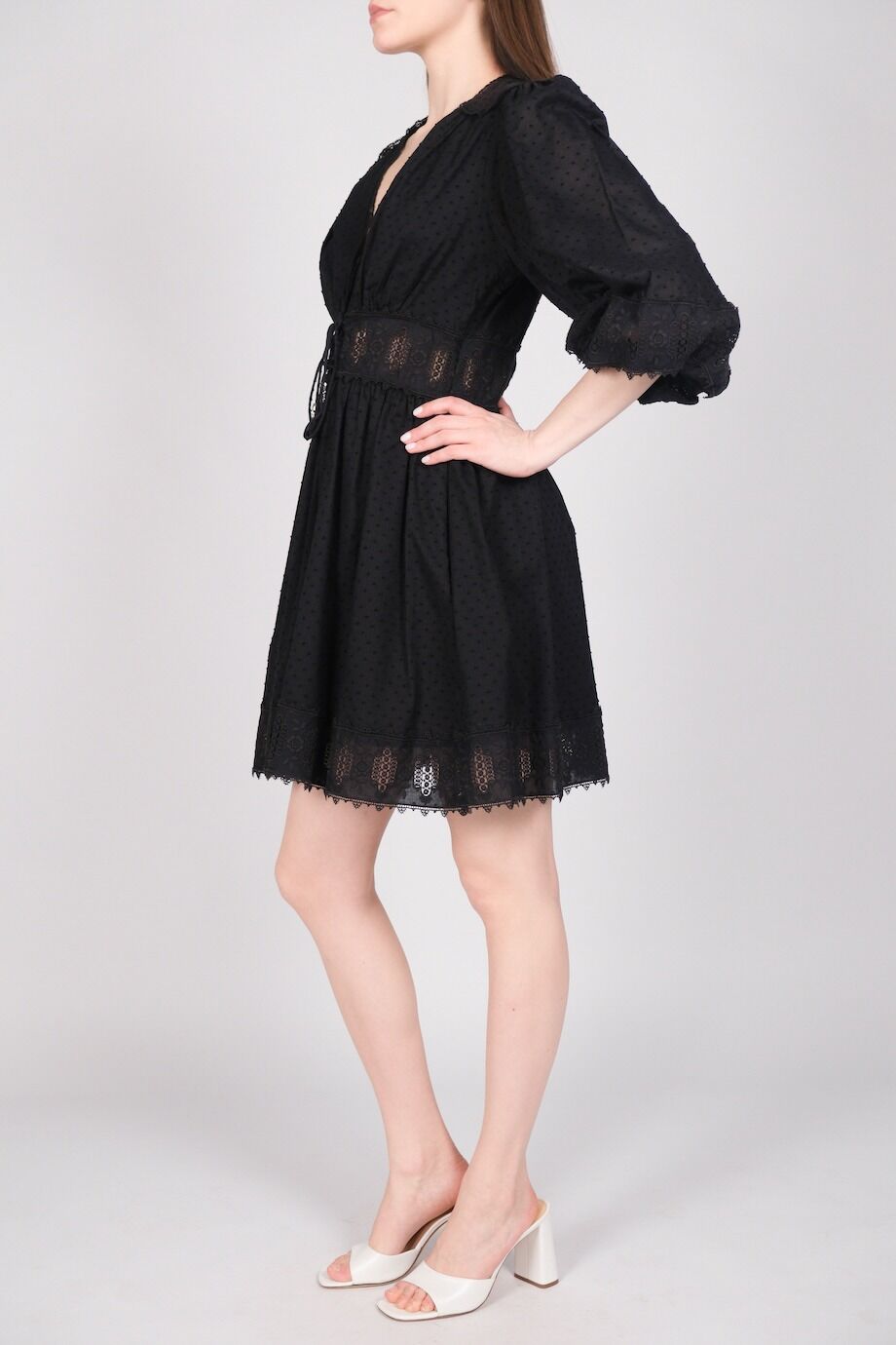 image 2 Платье черного цвета из шитья