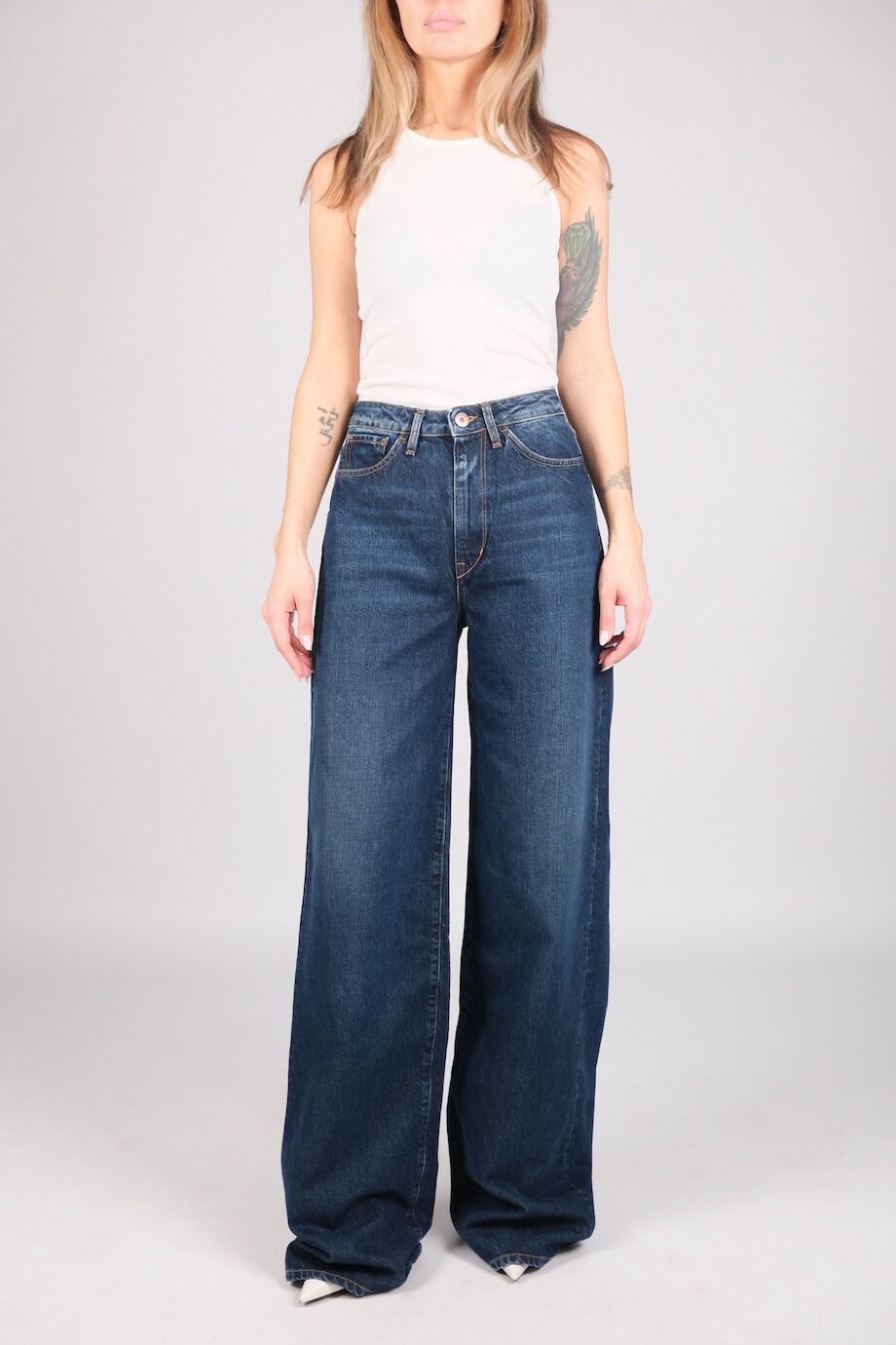 image 1 Джинсы Flip Jean темно-синего цвета широкого кроя